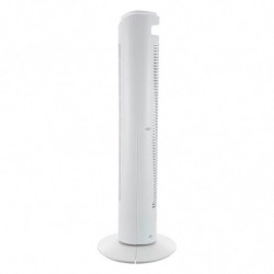 Tradineur - Ventilador de columna de suelo - Rejilla de 44 cm - 3 Velocidad - Oscilante 180º - temporizador de 2h - Idóneo para