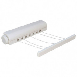 Tradineur - Tendedero Extensible de 5 Cuerdas - Longitud Máxima 3 metros - Fabricado en PP - Ahorro de Espacio, Multifuncional p