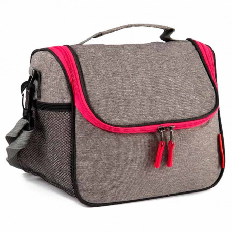 Tradineur - Bolsa Térmica Sport - Cremallera color surtido - Mantiene tanto el calor como el frío - Impermeable - Fácil de limpi