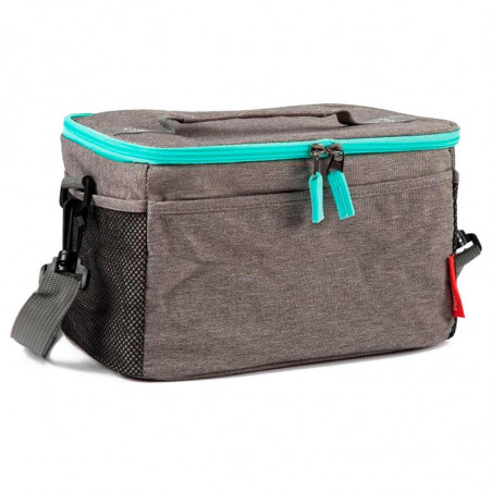 Tradineur - Bolsa Térmica Picnic - Cremallera color surtido - Mantiene tanto el calor como el frío - Impermeable - Fácil de limp