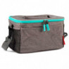 Tradineur - Bolsa Térmica Picnic - Cremallera color surtido - Mantiene tanto el calor como el frío - Impermeable - Fácil de limp