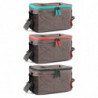 Tradineur - Bolsa Térmica Picnic - Cremallera color surtido - Mantiene tanto el calor como el frío - Impermeable - Fácil de limp