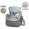 Tradineur - Bolsa Térmica Picnic - Cremallera color surtido - Mantiene tanto el calor como el frío - Impermeable - Fácil de limp