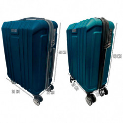 Tradineur - Set de 2 Maletas con Ruedas Desmontable - Combinación de Seguridad - Incluye Mango integrado y Mango Extensible de 5