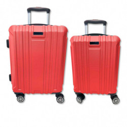 Tradineur - Set de 2 Maletas con Ruedas Desmontable - Combinación de Seguridad - Incluye Mango integrado y Mango Extensible de 5