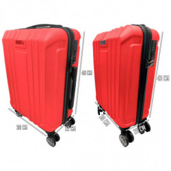Tradineur - Set de 2 Maletas con Ruedas Desmontable - Combinación de Seguridad - Incluye Mango integrado y Mango Extensible de 5