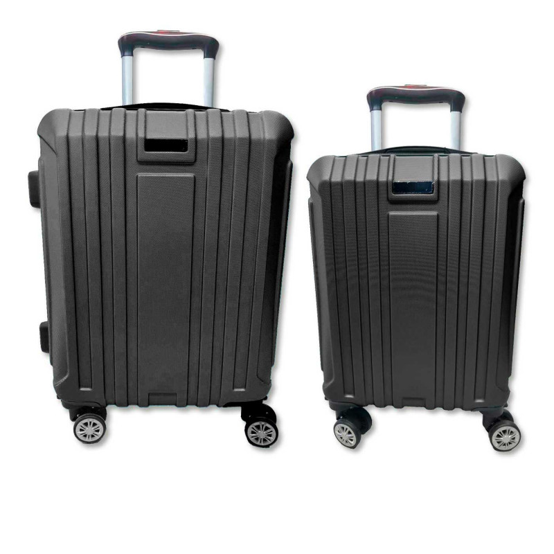 Tradineur - Set de 2 Maletas con Ruedas Desmontables - Combinación de Seguridad - Incluye Mango integrado y Mango Extensible de Tradineur - Set de 2 Maletas con Ruedas Desmontables - Combinación de Seguridad - Incluye Mango integrado y Mango Extensible de