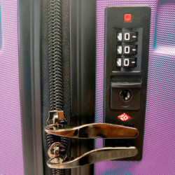 Tradineur - Maleta Pequeña con Ruedas Desmontables - Combinación de Seguridad - Incluye Mango integrado y Mango Extensible de 50