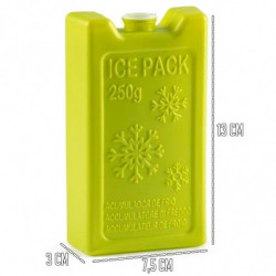 Tradineur - Pack de 4 Acumuladores de Frío N.º 4 - 250 G - Fabricado en Plástico - Ideal para mantener la temperatura en tu neve