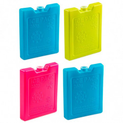 Tradineur - Pack de 4 Acumuladores de Frío N.º 5 - 260 G - Fabricado en Plástico - Ideal para mantener la temperatura en tu neve