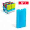 Tradineur - Pack de 4 Acumuladores de Frío N.º 7 - 500 G - Fabricado en Plástico - Ideal para mantener la temperatura en tu neve