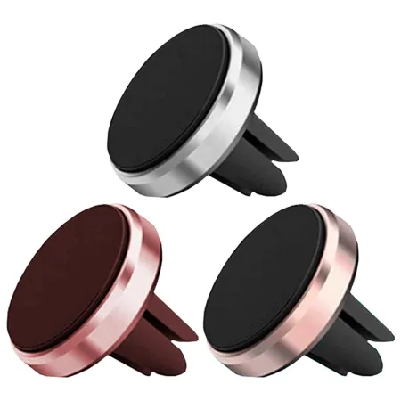 Tradineur - Soporte de móvil magnético, coche, rejilla del aire - Rotación 360º - Dispositivos 3,5-6,3’’ - Compatible con Xiaomi