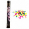 Tradineur - Pack de 2 cañones de confeti de aire comprimido, popper, cracker de confetti, cumpleaños, bodas, fiestas, celebracio