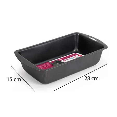Molde para horno rectangular especial para asados y resposteria. Revestimiento antiadherente. Molde para hornear. 7 x 15 x 28 cm Molde para horno rectangular especial para asados y resposteria. Revestimiento antiadherente. Molde para hornear. 7 x 15 x 28 cm