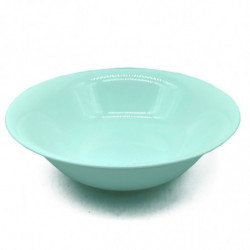 Tradineur - Pack de 2 Ensaladeras Redondas Modelo Elba - Fabricado en Vidrio Opal - ligeras y resistentes - ideales para el uso