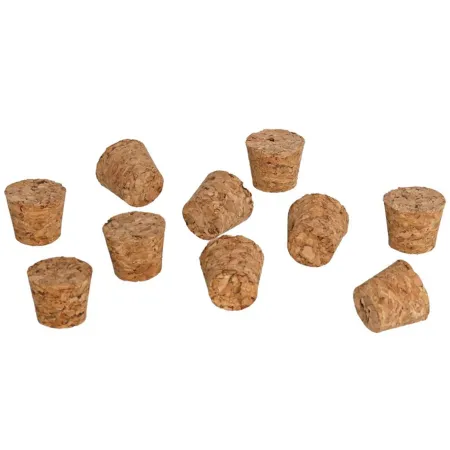 Tradineur - Pack de 10 tapones cónicos de corcho para botellas, garrafas, botes, frascos, bar, restaurante, vino, aceite, 20 x 1 Tradineur - Pack de 10 tapones cónicos de corcho para botellas, garrafas, botes, frascos, bar, restaurante, vino, aceite, 20 x 1