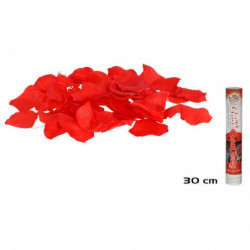 Tradineur - Pack de 4 cañones de confeti de aire comprimido, popper, cracker de confetti, cumpleaños, bodas, fiestas, celebracio