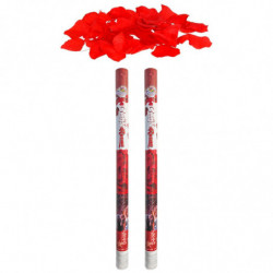 Tradineur - Pack de 4 cañones de confeti de aire comprimido, popper, cracker de confetti, cumpleaños, bodas, fiestas, celebracio