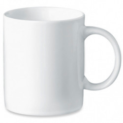 Tradineur - Pack de 6 tazas de porcelana, tazón desayuno, café, infusiones, diseño clásico, aptas para lavavajillas y microondas