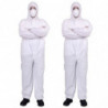 Tradineur - Pack de 2 trajes protectores de trabajo, mono desechable y ajustable, integral, protección, multiusos, bricolaje, me