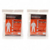 Tradineur - Pack de 2 trajes protectores de trabajo, mono desechable y ajustable, integral, protección, multiusos, bricolaje, me