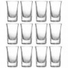 Tradineur - Pack de 12 Vasos para chupitos modelo "Irlandes" - Capacidad de 3,4 cl (1,14 oz) - Fabricado en Vidrio - Apto para l