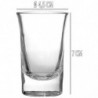 Tradineur - Pack de 12 Vasos para chupitos modelo "Irlandes" - Capacidad de 3,4 cl (1,14 oz) - Fabricado en Vidrio - Apto para l