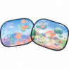 Tradineur - Set de 2 Parasoles Infantiles para ventanillas de coches - Fabricado en Tela y Plástico - Protección contra rayo UV
