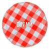 Tradineur - Pack de 12 Tapas para Frascos - Fabricado en metal - Cierre seguro y Hermético garantizado - Ø 77 mm