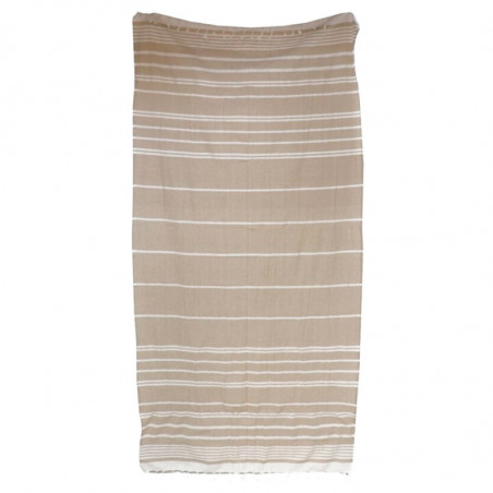 Tradineur - Toalla para playa diseño de rayas - Fabricado en Poliéster - 100 x 200 cm - Ligera y de secado rápido, suave y resis