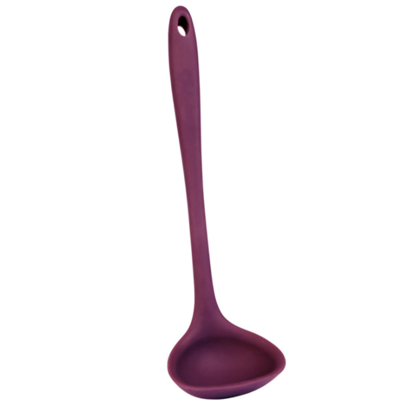Tradineur - Cazo para servir, silicona resistente al calor, no raya, apto para lavavajillas, libre de BPA, repostería, cocina (V Tradineur - Cazo para servir, silicona resistente al calor, no raya, apto para lavavajillas, libre de BPA, repostería, cocina (V