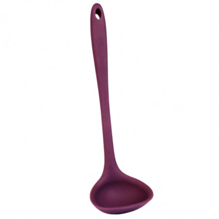 Tradineur - Cazo para servir, silicona resistente al calor, no raya, apto para lavavajillas, libre de BPA, repostería, cocina (V