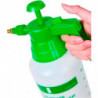 Tradineur - Botella pulverizadora manual de plástico, recipiente para sulfatar con boquilla ajustable, riego, flores, jardinería