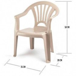Tradineur - Silla infantil Modelo Tipi - Fabricado en España - Ligera y fácil de transportar - Ideal para jugar, leer y dibujar