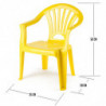 Tradineur - Silla infantil Modelo Tipi - Fabricado en España - Ligera y fácil de transportar - Ideal para jugar, leer y dibujar