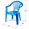 Tradineur - Silla infantil Modelo Tipi - Fabricado en España - Ligera y fácil de transportar - Ideal para jugar, leer y dibujar