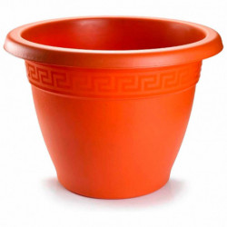 Tradineur - Maceta Redonda "Terracota" - Fabricado en Plástico - Macetero apto para Exterior e Interior del hogar - Ø 50 cm - Co