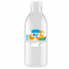 Tradineur - Pack de 6 botellas de plástico con tapón de rosca, reutilizable y reciclable, agua, leche, batidos, zumos, refrescos