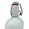 Tradineur - Pack de 6 botellas de plástico con asa y tapón a presión, reutilizable, agua, leche, batidos, zumos, refrescos, frig