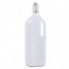 Tradineur - Pack de 6 botellas de plástico con asa y tapón a presión, reutilizable, agua, leche, batidos, zumos, refrescos, frig