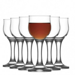 Tradineur - Set de 6 copas de cristal, modelo Nevakar, servir vino, champán, cócteles, elegantes, aptas para lavavajillas, celeb