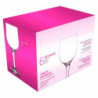 Tradineur - Set de 6 copas de cristal, modelo Nevakar, servir vino, champán, cócteles, elegantes, aptas para lavavajillas, celeb