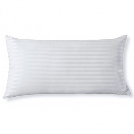 Tradineur - Almohada de fibra con doble funda y cremallera, 100% poliéster, firmeza media, muy suave, fabricada en España - 70 c
