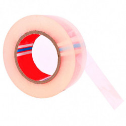 Tradineur - Pack de 6 rollos de cinta adhesiva para embalaje ultratransparente, precinto multiusos, embalar, sellar, empaquetar,