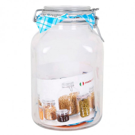 Tradineur - Tarro de vidrio hermético Primizie, incluye junta de goma, bote, frasco multiusos para almacenar conservas, legumbre