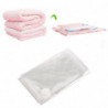 Tradineur - Pack de 4 bolsas salva espacio con fragancia, guardar ropa al vacío, almacenaje, ahorro de espacio, envasar prendas,