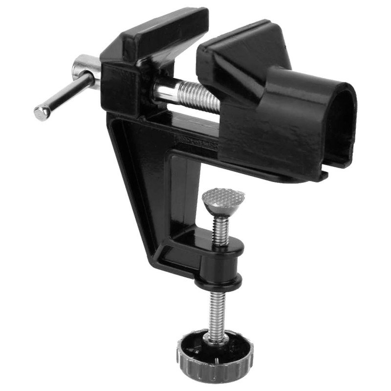 Tradineur - Mini Mordaza para Mesas de 27/30 mm - Fabricado en Acero - Herramienta manual de bricolaje - Sujeción Firme y fuerte Tradineur - Mini Mordaza para Mesas de 27/30 mm - Fabricado en Acero - Herramienta manual de bricolaje - Sujeción Firme y fuerte