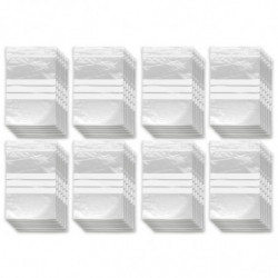 Tradineur - Paquete de 8 Pack de 6 Bolsas herméticas con franjas para Escribir - Válidas para Alimentación y Reutilizables - 48