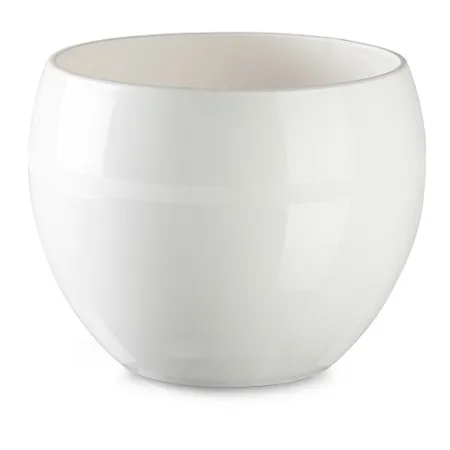 Tradineur - Maceta redonda - Diseño Coco (Ø 17 cm) - Fabricado en plástico - Ideal para jardín exterior, terraza o balcón - Colo