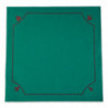 Tradineur - Tapete para Juegos de Poker - Fabricado en Poliester - Ideal para trasladarlo a cualquier lugar - 50 x 50 cm - Color